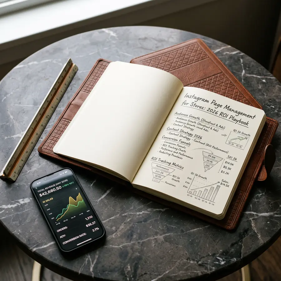 Instagram Page Management for Stores: 2026 ROI Playbook