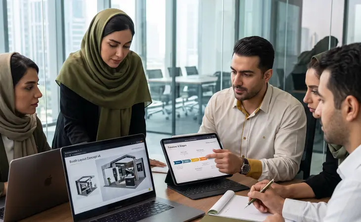 طراحی و ساخت غرفه نمایشگاهی؛ راهنمای جامع ۶ مرحلهای برای مدیران – تصویر 1